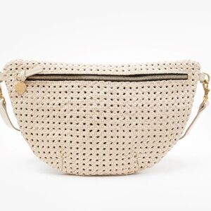 ISO Clare V Cream rattan Grande Fanny